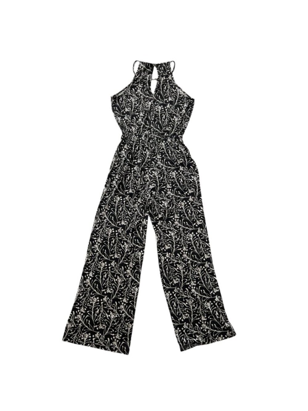 41 Hawthorn Floral Print Jersey Jumpsuit Black White Size Small Petite NWT - Picture 9 of 13